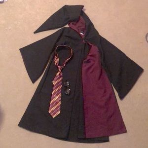 Harry Potter XXXS Gryffindor Cloak Glasses and Tie